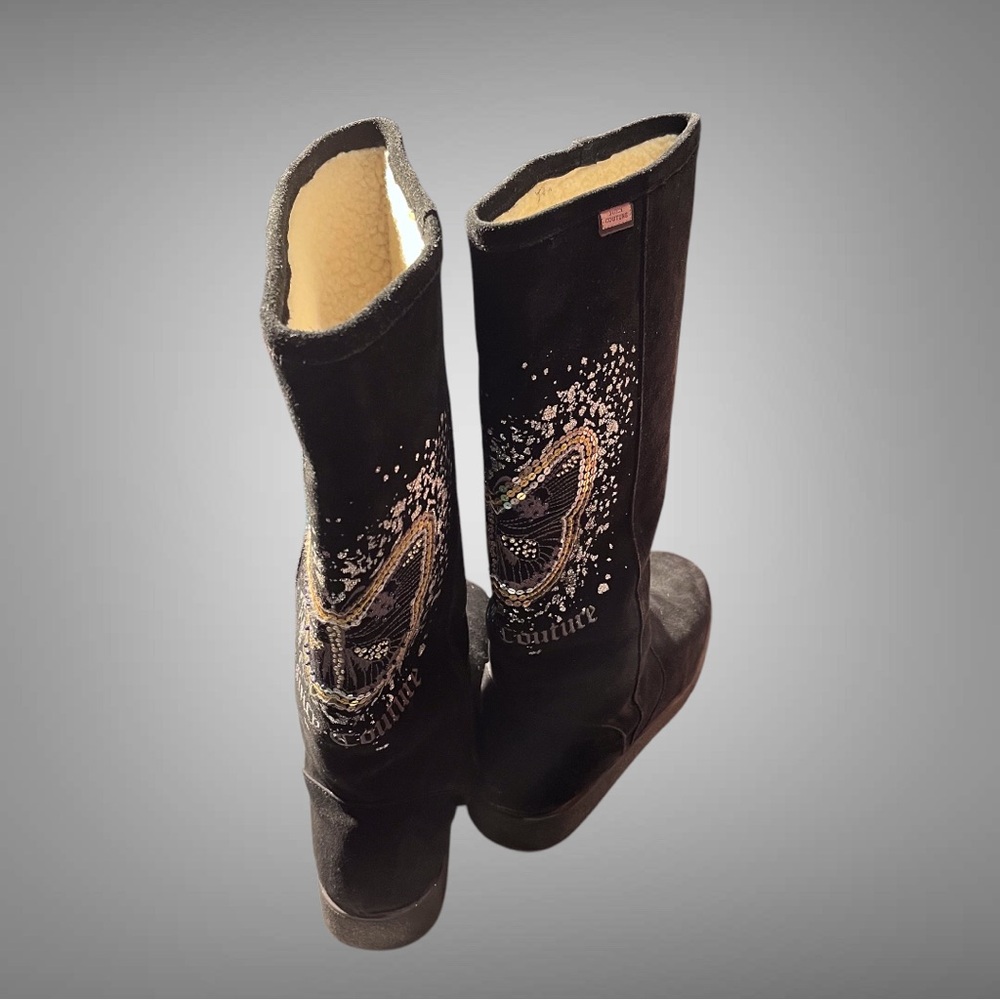 Vintage Juicy Couture Angelica Butterfly Boots Sz 10